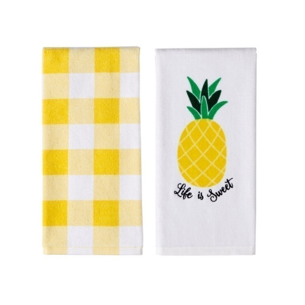 Huntington Home Pineapple 2- Pack Kitchen Towel Set

1 each